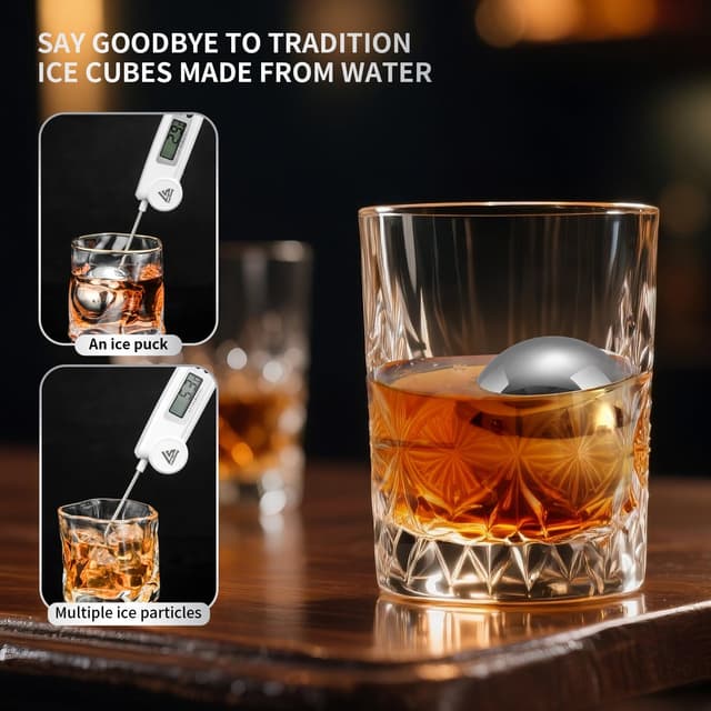 Detalle 1 de Boenkush Edelstahl Whiskey-Steine Set 4er