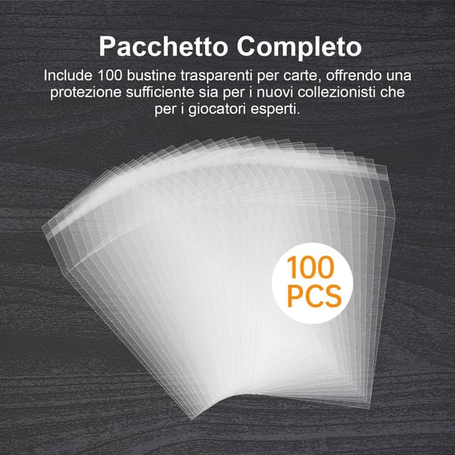 Thumbnail 4 de Mcbazel 100 Pezzi Soft Card Sleeves 86x140 mm 🃏