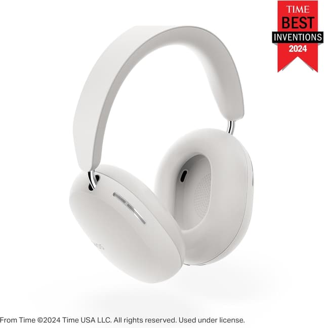 Detalle 2 de Sonos Ace noise cancelling wireless Bluetooth headphones (White) with up to 30 hours battery life and spatial audio