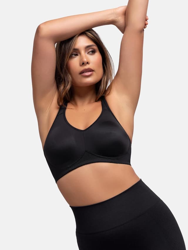 Detalle 2 de Dorina Flex D1901A Sport-BH Schwarz Weiß