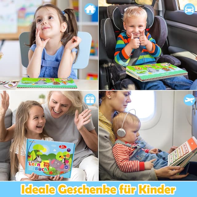 Thumbnail 1 de Weokeey Quiet Book Montessori 12 Themen