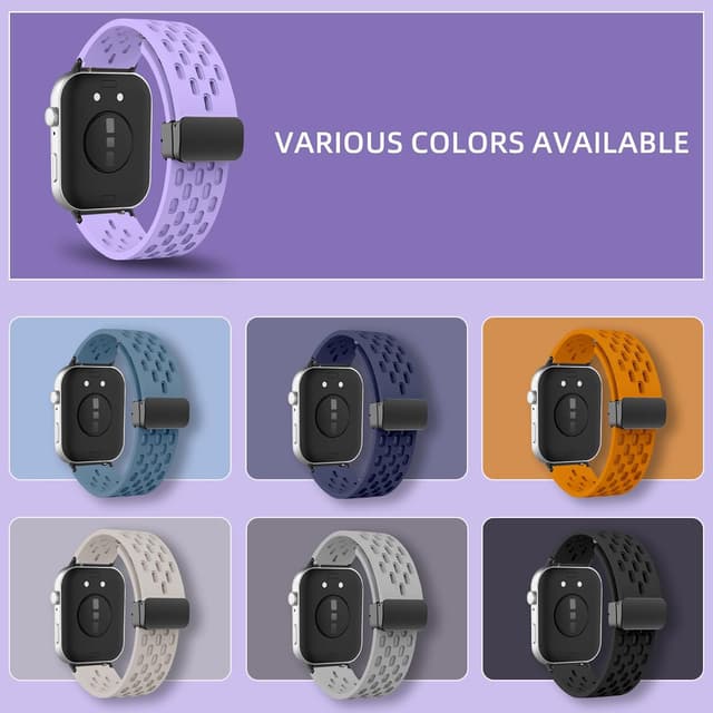 Detalle de MaEiol Silicone Strap for Huawei Watch Fit 4