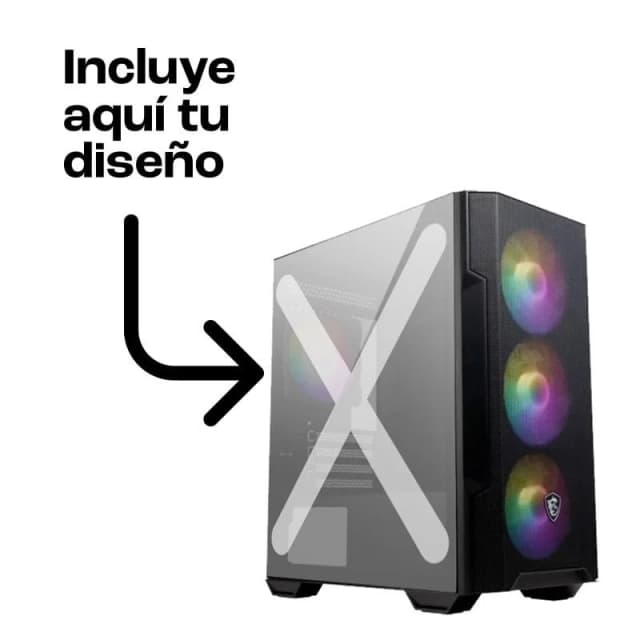 Detalle de MSI MAG FORGE M100R Cristal Templado USB 3.2 ARGB