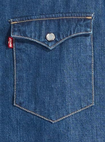 Detalle de Levi's Barstow Western Standard Med Indigo