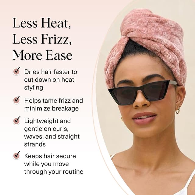 Thumbnail 2 de Kitsch Plush Microfiber Hair Towel Wrap, Super Absorbent ๐งโ