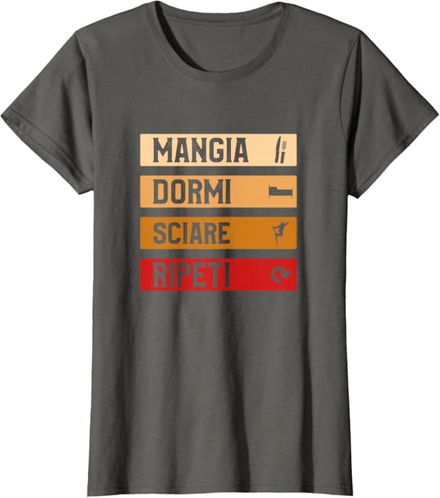 Thumbnail 6 de Divertente Idea Regalo Maglietta Sci