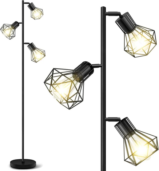 Detalle de BBHome Industrielle Stehlampe