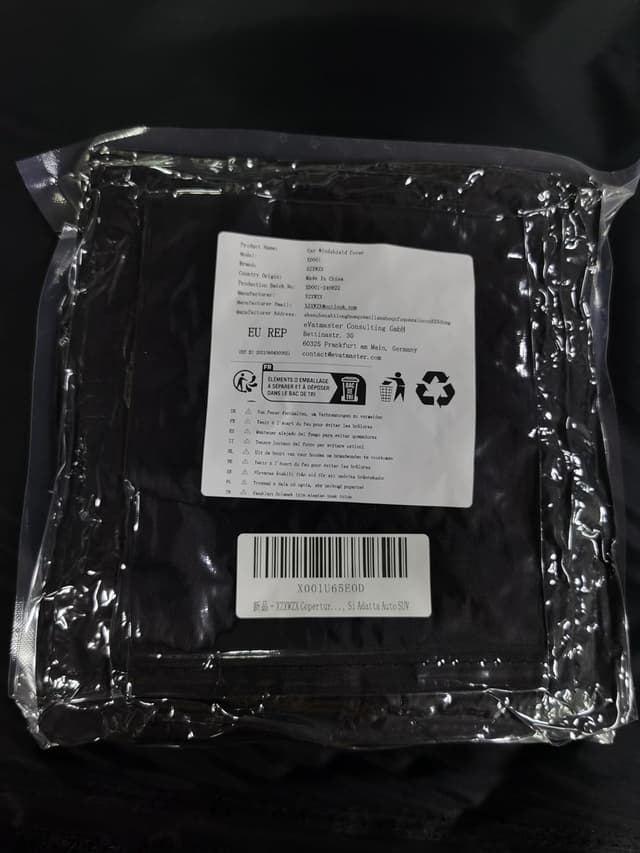 Imagen de Housse pare-brise hiver XZXWZX pour voiture, épaisse avec rangement ⛴ en OfertitasTOP