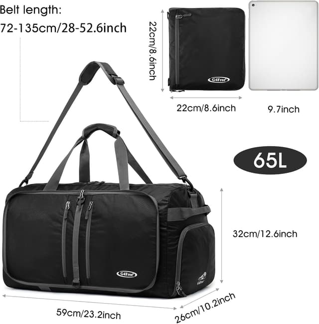 Detalle 2 de G4Free Bolsa de Lona Plegable 40L