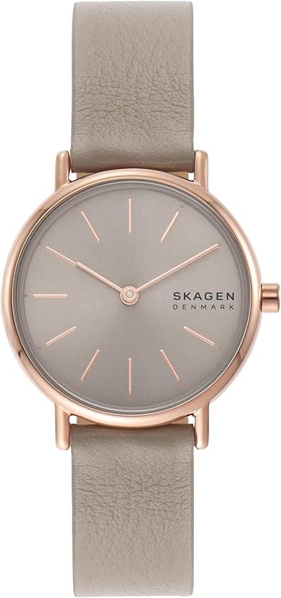 Detalle 2 de Skagen Signatur Lille 30 mm azul y oro rosa
