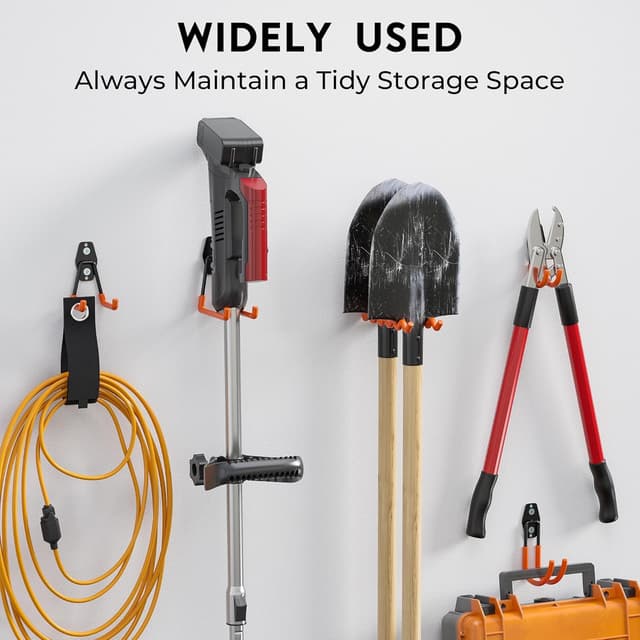 Detalle de BONTEC garage hooks 16 pack, heavy duty