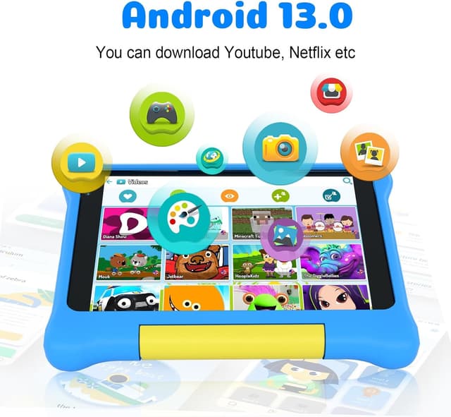 Thumbnail 2 de Byxsb Kids Tablet 7 Inch Android 13