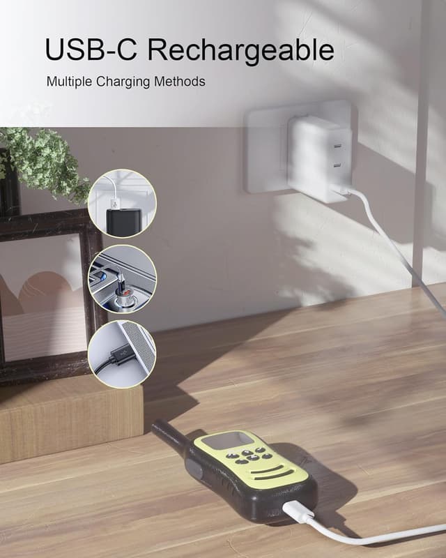 Detalle de QNIGLO talkie-walkie enfants VOX 8 canaux