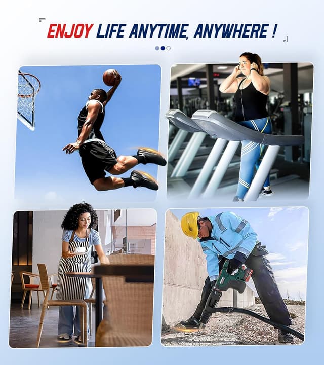 Thumbnail 5 de NEUPU Plantar Fasciitis Insoles 240+ lbs 🦶