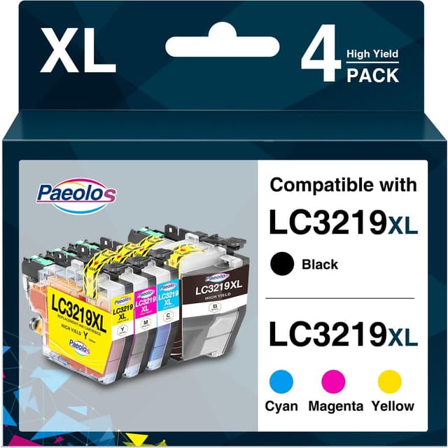 Detalle de Paeolos 3219XL cartouches compatibles Lot de 4