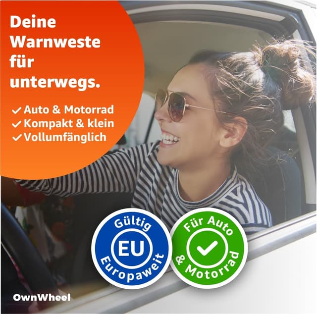 Thumbnail 5 de OwnWheel 4X Gilet di Sicurezza 2026 Giallo 🦺