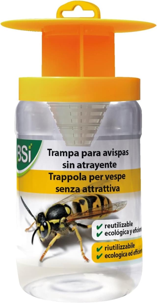 Detalle de BSI Potente trappola per vespe e calabroni, riutilizzabile e adatta anche ai calabroni asiatici