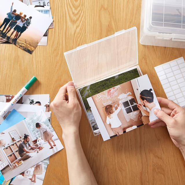 Thumbnail 1 de Lifewit Foto-Aufbewahrungsbox 13×18 cm mit 9 Haltern