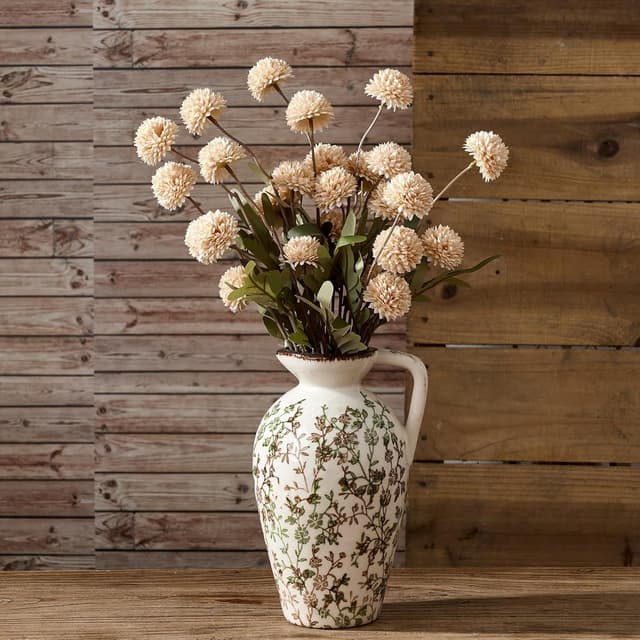 Thumbnail 4 de Green and Beige Antique Vase 8.9 Inch