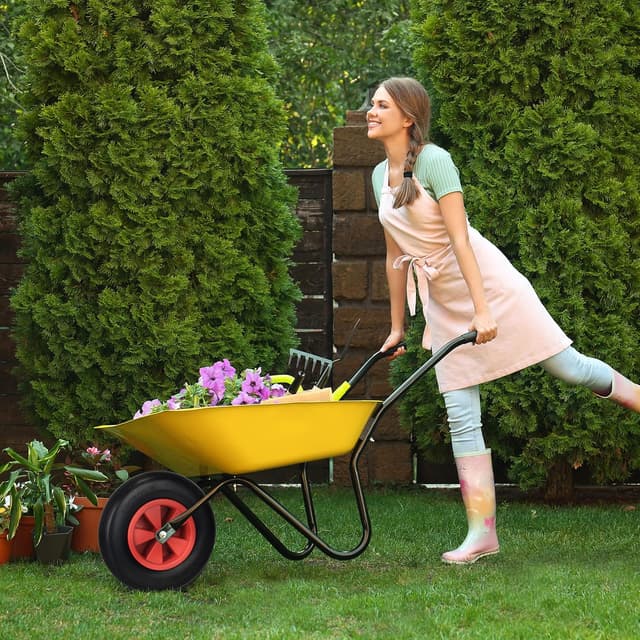 Thumbnail 2 de Relaxdays Ruota Carriola 4.80/4.00-8 Gomma Piena