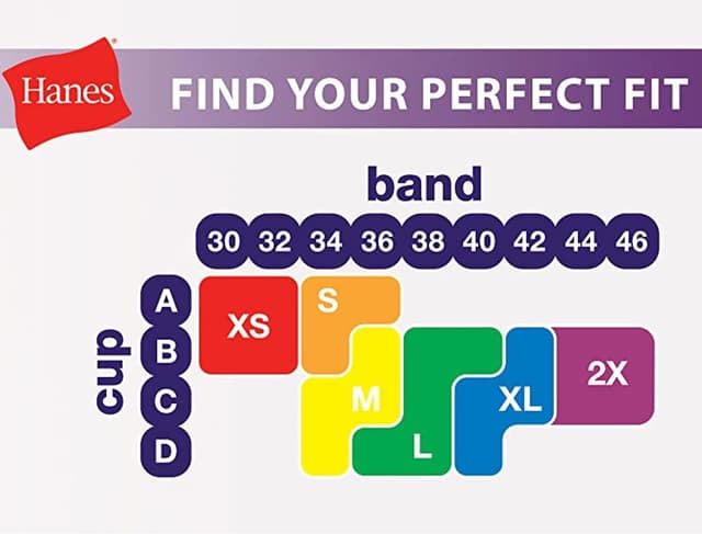 Detalle 2 de Hanes 3-Pack Women’s Ribbed Crop Bralette with Comfort Flex Fit & Cool Comfort