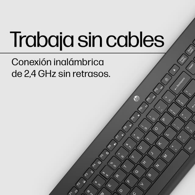 Detalle de HP 230 Teclado inalámbrico 2,4 GHz USB-A para Windows ⌨