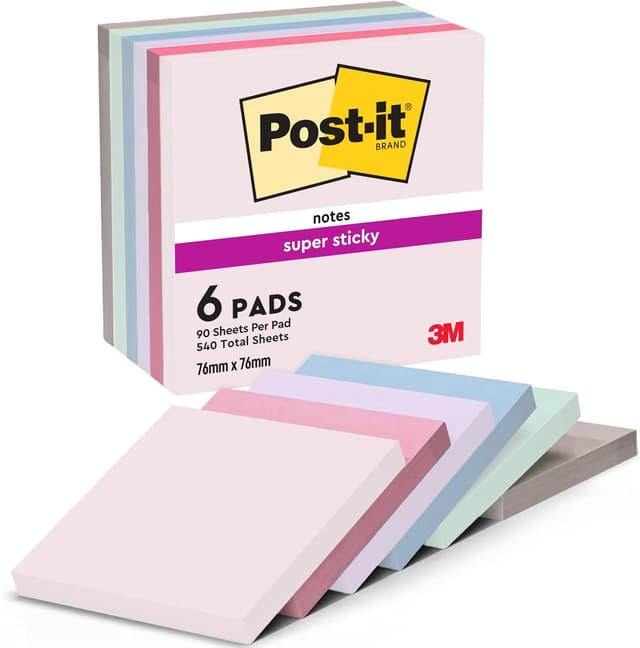 Detalle de Post-It Super Sticky Notes 76 mm 🗒