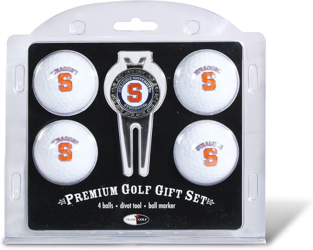 Detalle de Team Golf NCAA Regulation Size Golf Balls Gift Set (4 Balls) with Divot Tool & Magnetic Marker