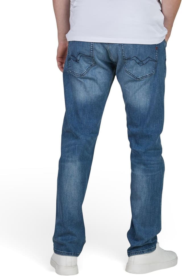 Detalle 2 de Replay Grover Straight-Fit Herrenjeans Comfort Stretch