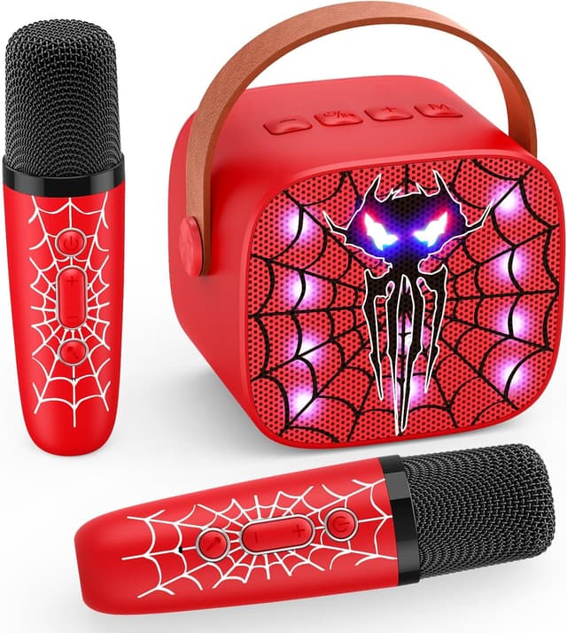 Detalle de Braxel Micro Karaoké enfant avec 2 micros sans fil Bluetooth (3 à 12 ans)