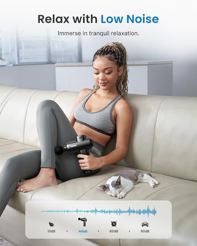 Thumbnail 5 de RENPHO Massage Gun 3200 RPM deep tissue massager