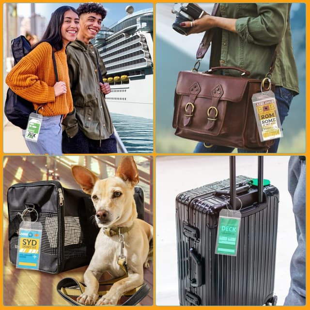 Thumbnail 1 de Kofferanhänger Kreuzfahrt 18x8,9 cm