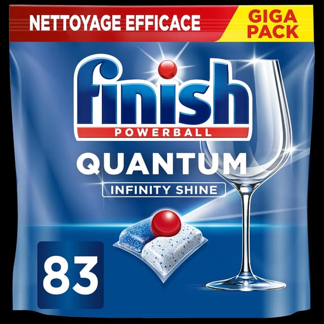 Detalle de Finish Quantum Infinity Shine Pastilles 83 capsules