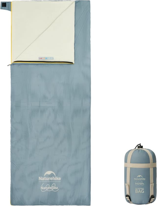 Detalle de Naturehike NatureSea – sac de couchage léger en laine de mer et nylon recyclé (620 g)