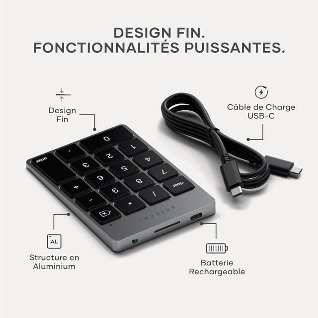 Thumbnail 1 de Satechi Pavé Numérique 18 touches ⌨