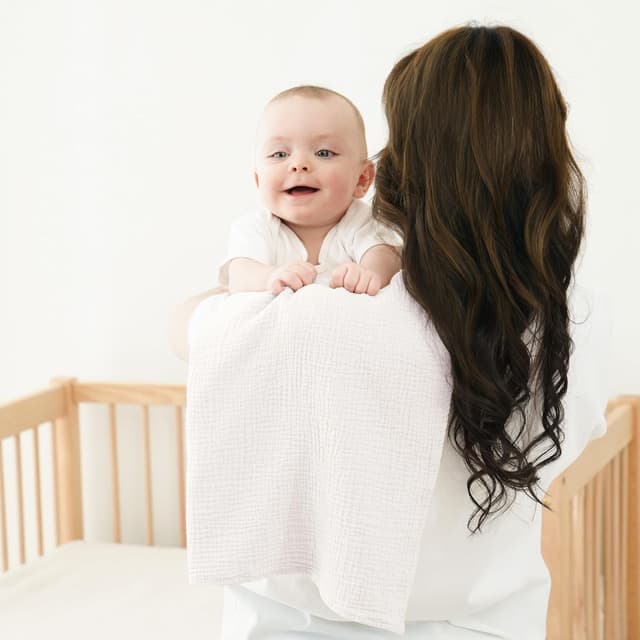 Detalle 1 de Bearmoss Moltontücher Baby Musselin 6er Set 60x60