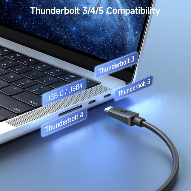 Thumbnail 5 de Cable Matters 20Gbps USB C to USB C Monitor Cable 6ft