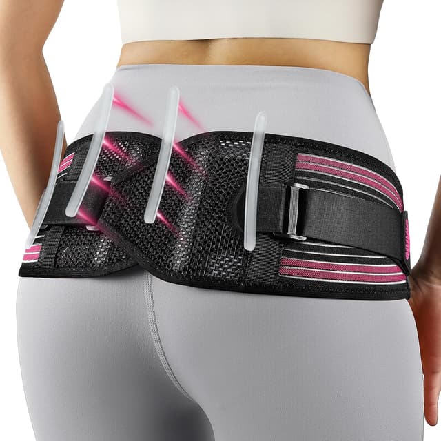 Detalle de Fitomo Sacroiliac Support Belt with X-shape Compression (360° anti-slip) for Women, Size M