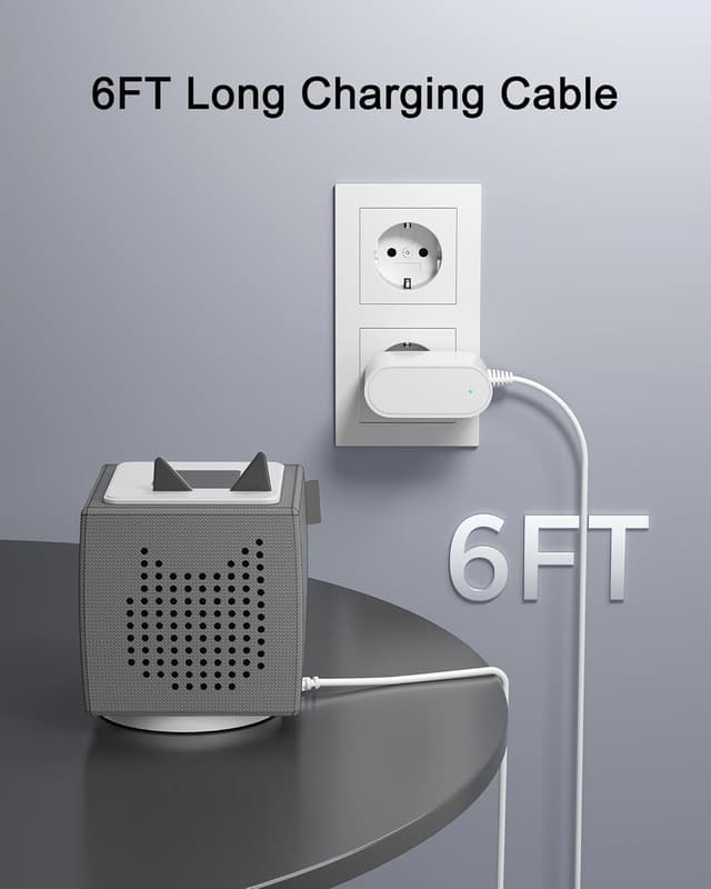 Detalle de Toniebox Ladegerät/Ladestation für 9V 1,5A – Netzteil-Ersatz zum Aufladen ohne Kabel