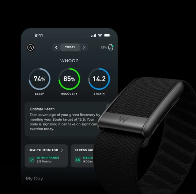 Thumbnail 8 de WHOOP 5.0 Peak Schwarz Fitness- und Life-Tracker ohne Display (Jahresabonnement)