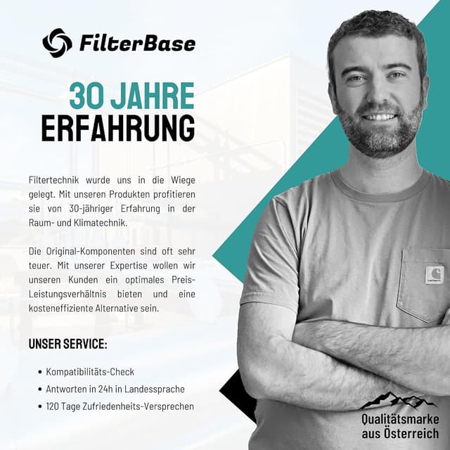 Thumbnail 6 de FilterBase Aktivkohlefilter 4er Set 195x75x35 mm
