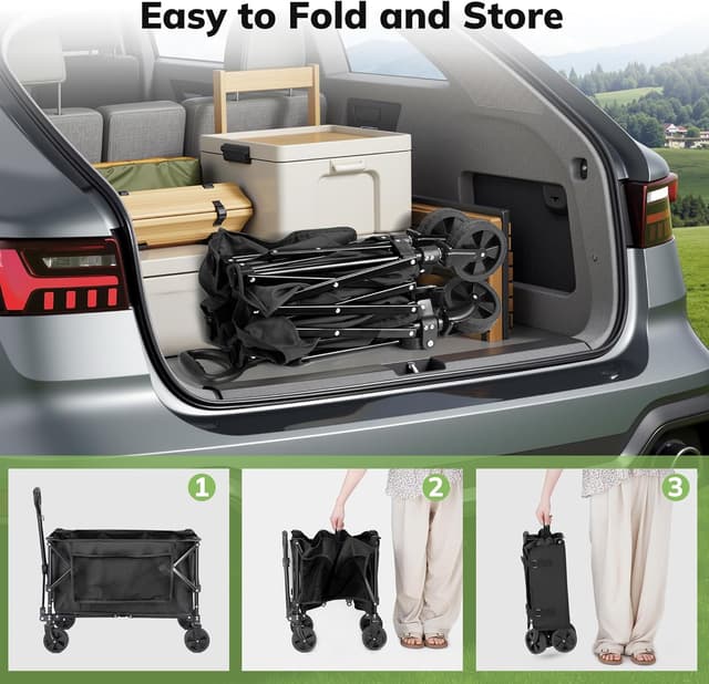 Thumbnail 4 de Morpilot Carrello Pieghevole Resistente 220 L 🚚