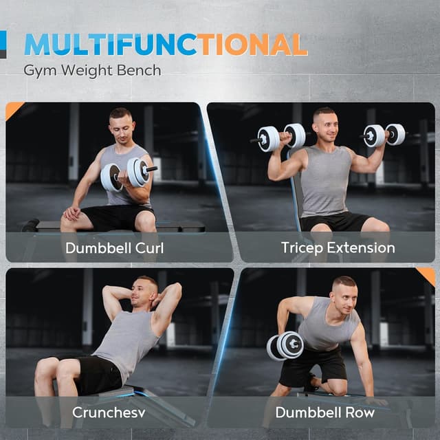 Detalle 2 de MAHAO panca palestra pieghevole regolabile (capacità 250 kg) per allenamento forza a casa