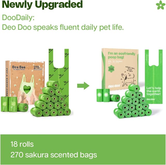 Detalle 2 de Poo Bags Dogs with Tie Handles 270-count