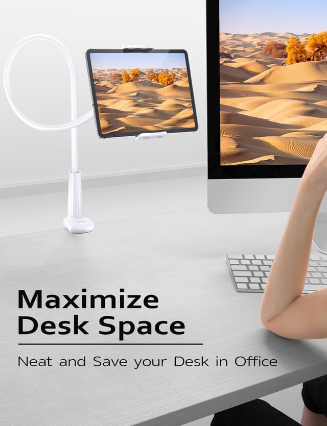 Detalle 2 de TRYONE Gooseneck tablet stand 30in arm