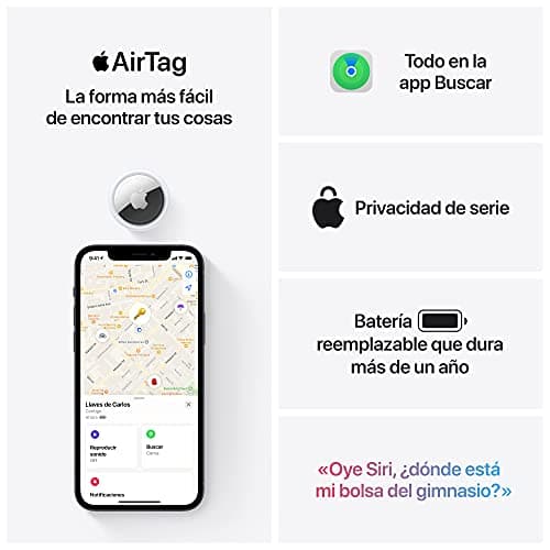 Detalle 2 de Apple AirTag 4 unidades, 1.ª generación