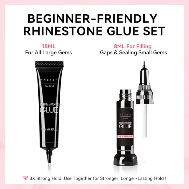 Thumbnail 1 de Makartt Nail Rhinestone Glue Set 15ml