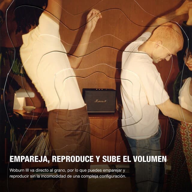 Detalle de Marshall Woburn III altavoz Bluetooth 5,2