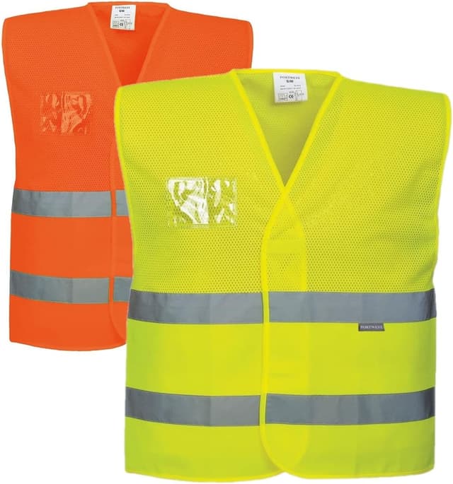 Thumbnail 2 de Portwest C494YERS/M Chaleco Media-Malla Alta Visibilidad S/M 🦺