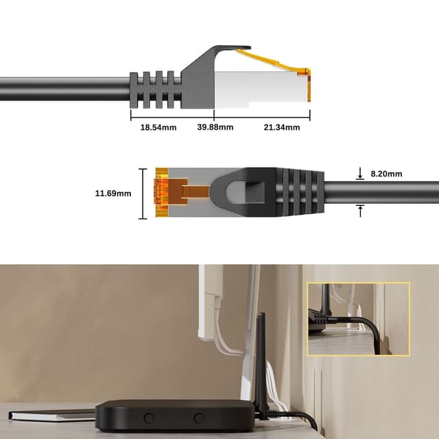 Thumbnail 5 de iwillink Patchkabel CAT7 0,25 m 🔌